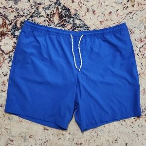 GAP Pool Short Swim Shorts Trunks Mesh Lining Pockets Blue Size XXL